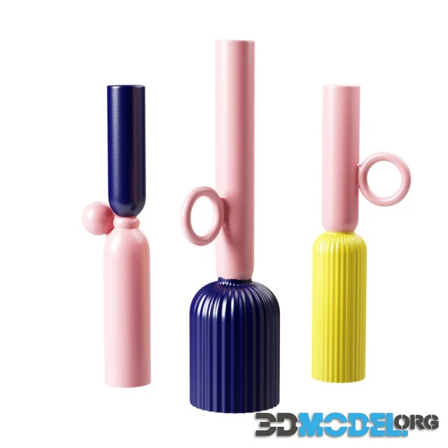Josephine Candleholder Set by Maison Dada