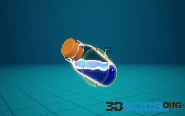 Liquid Bottle Simulation VFX