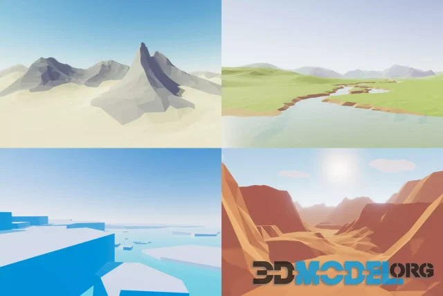 Low Poly Modular Terrain Pack