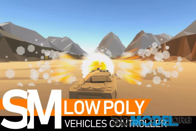 Low Poly Vehicles Controller