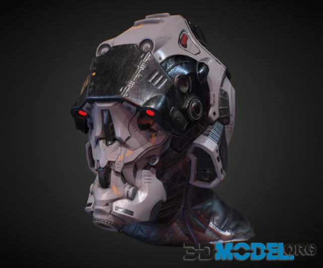 Mech Helmet PBR