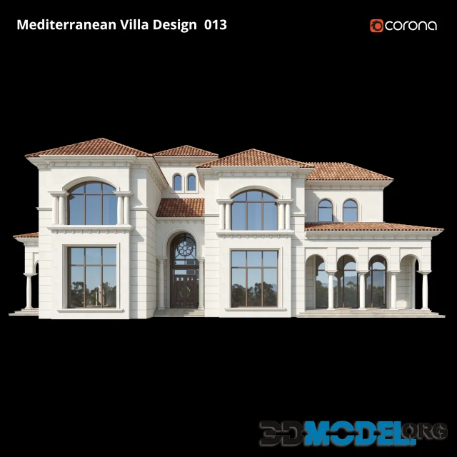Mediterranean residential Villa Design 013