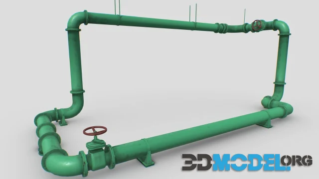 Modular pipes pack 3 PBR