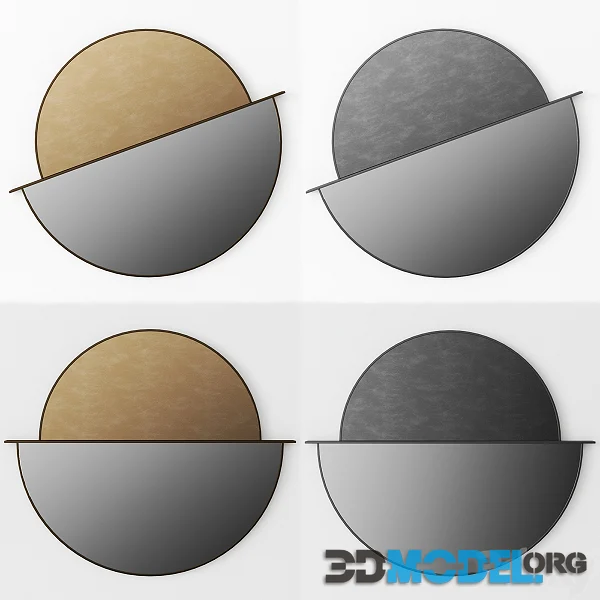 MOON By Shake Mirror (2 colors)