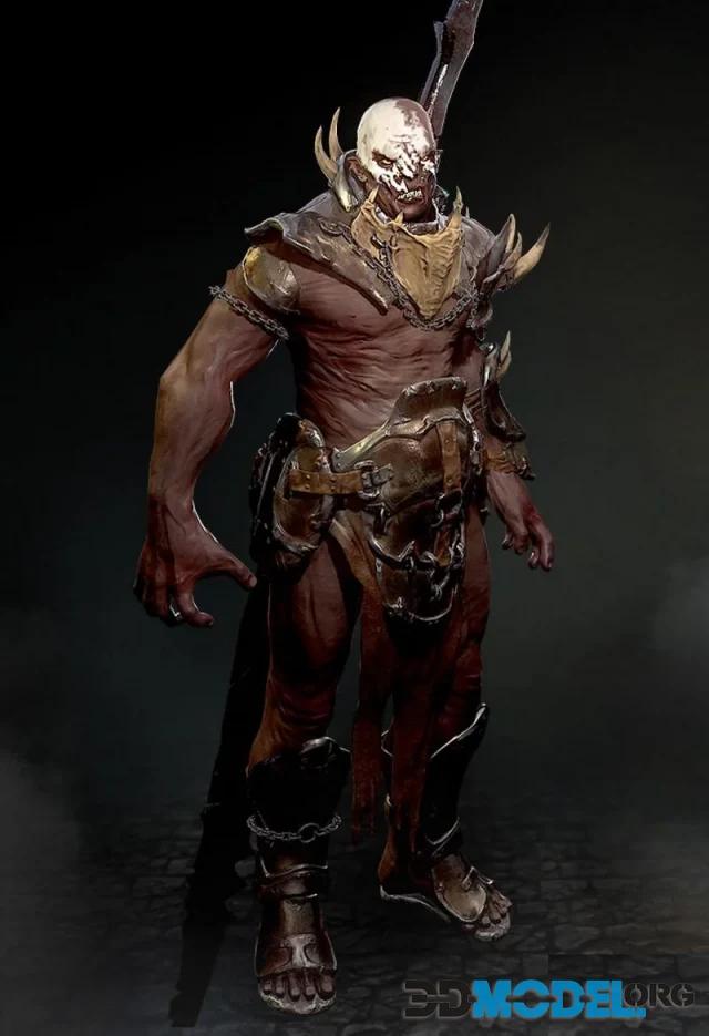 Orc Warrior PBR