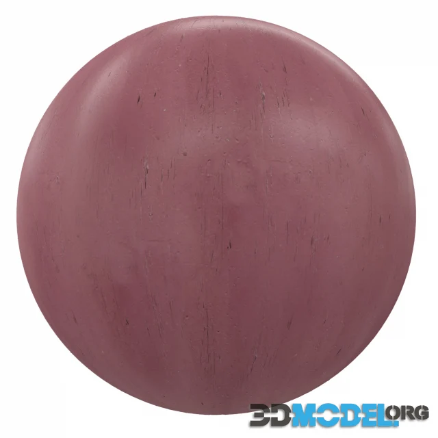 Pink painted wood