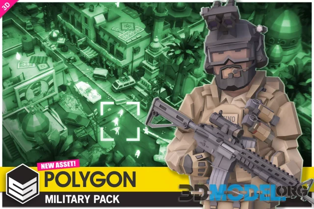 POLYGON Military - Low Poly 3D Art by Synty