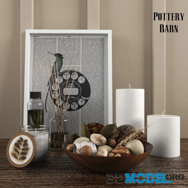 Decorative set Pottery Barn HOMESCENT COLLECTION