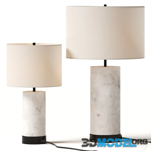Pottery Barn Windham Alabaster Table Lamps (two sizes)