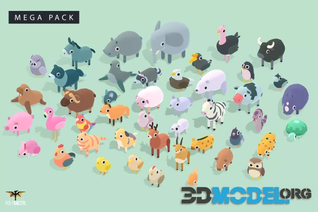 Quirky Series - Animals Mega Pack Vol.1