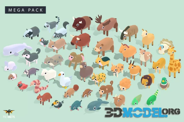 Quirky Series - Animals Mega Pack Vol.3