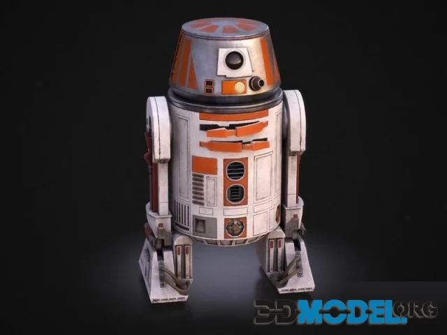 R6 Droid – Star Wars Fan art PBR