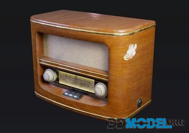 Old Radio – game ready PBR