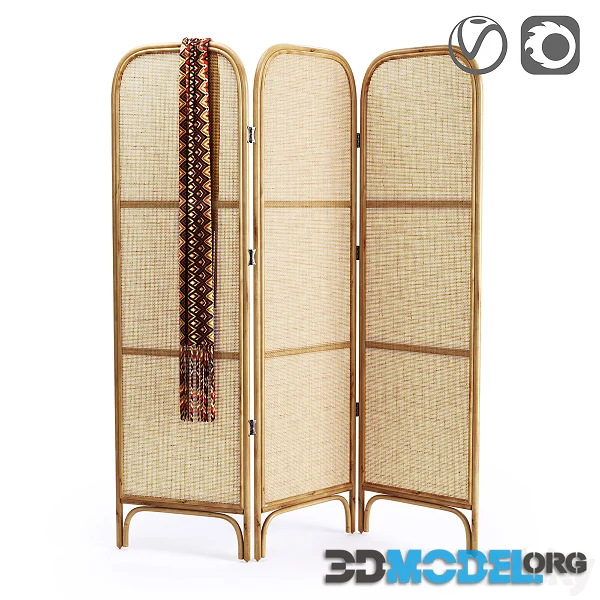 Rattan and Wicker Screen Masaya by LA REDOUTE