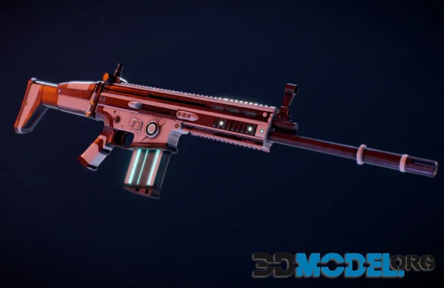 Sci-fi SCAR PBR