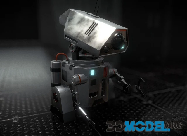 Sci-Fi Worker Robot PBR