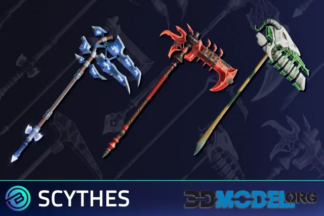 Stylized Scythes - RPG Weapons