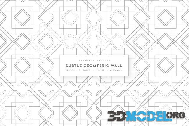 Subtle Geomteric Wall