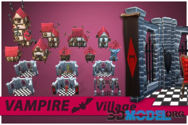 Vampire RTS Fantasy Buildings