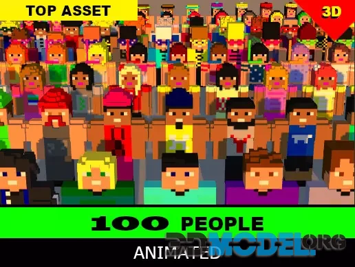 100 People - Animated Characters Pack