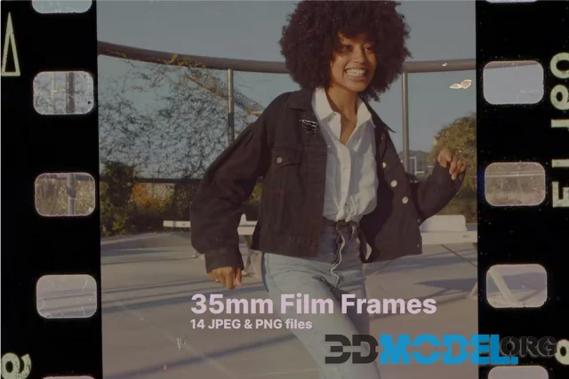 14 Old Style 35mm Film Frames