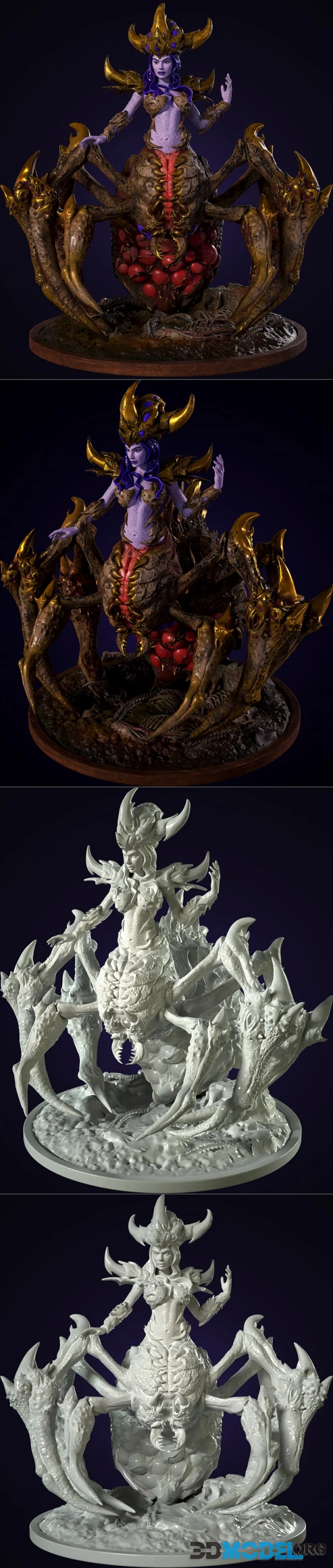 Spider Queen by Hold My Miniatures – Printable