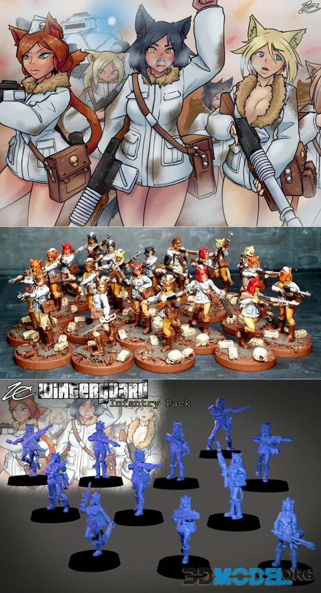 Winterguard Infantry Pack – Printable