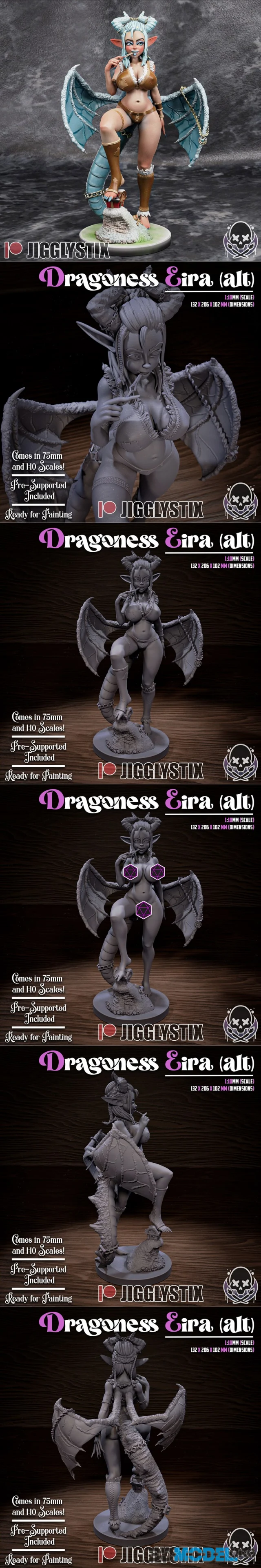 Dragoness Eira - Alt Version – Printable