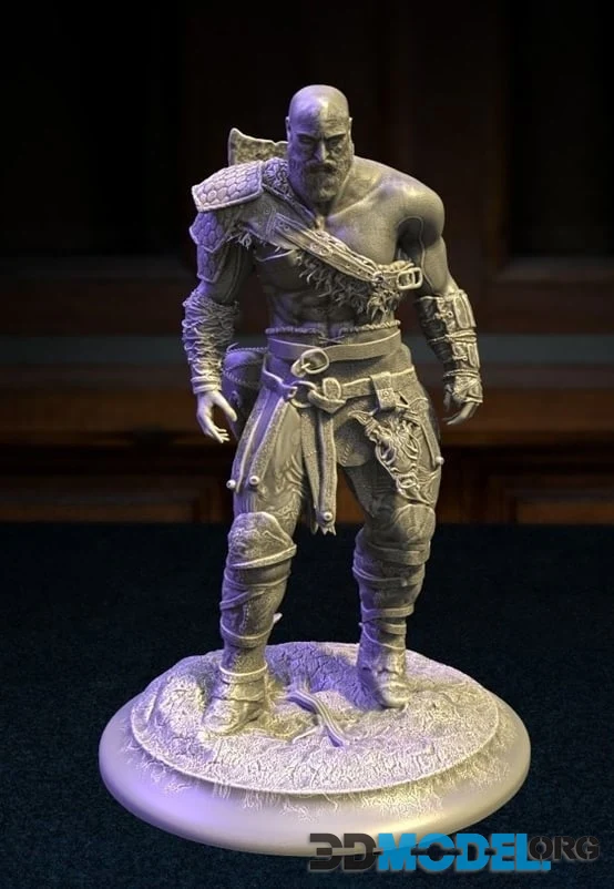 Kratos Statue – Printable