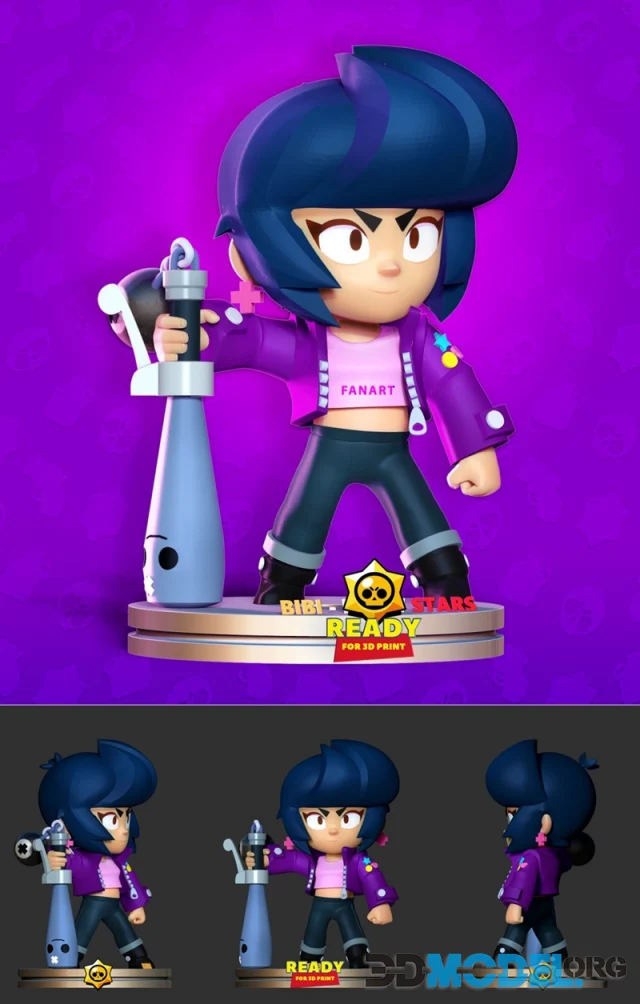 Bibi - Brawl Stars Fanart – Printable