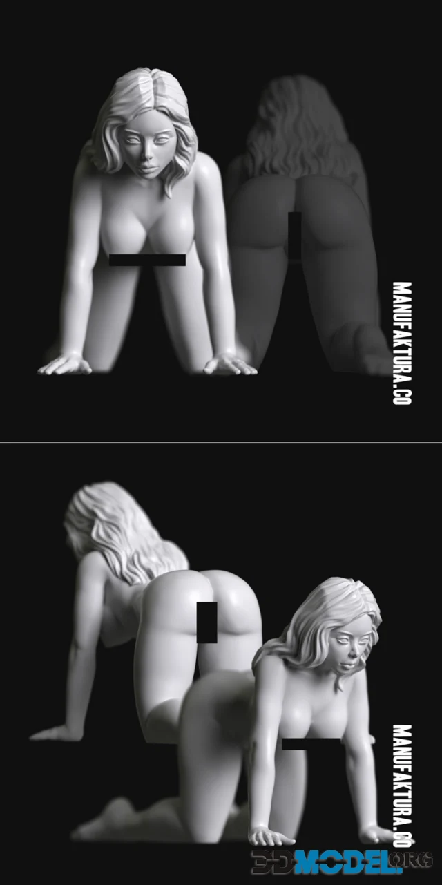 Sub Series 60a - Naked Female Prisoner Slave – Printable