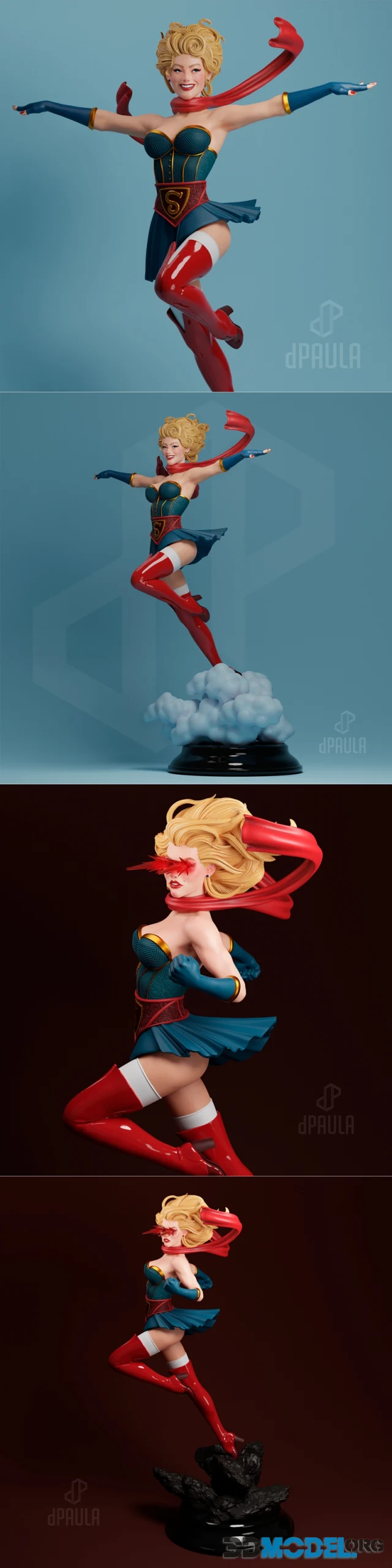 Supergirl Bombshell – Printable
