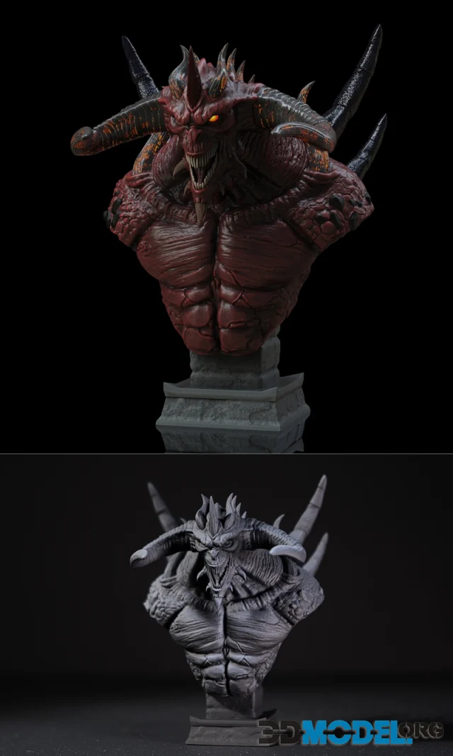 Diablo Bust – Printable