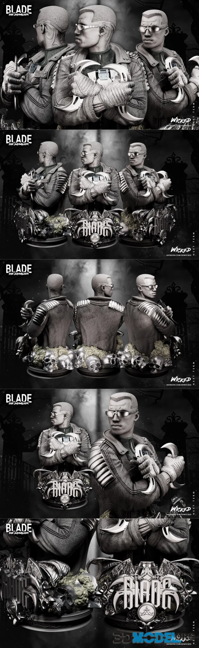 Wicked - Blade Bust – Printable