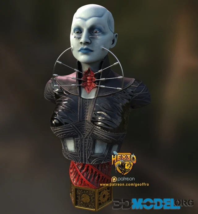 Hex3D - Female Cenobite – Printable