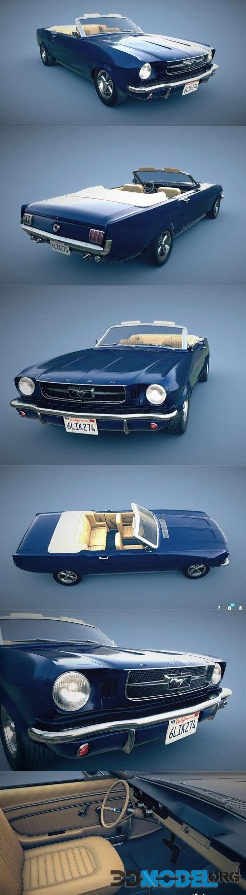 1965 Ford Mustang Convertible (PBR)