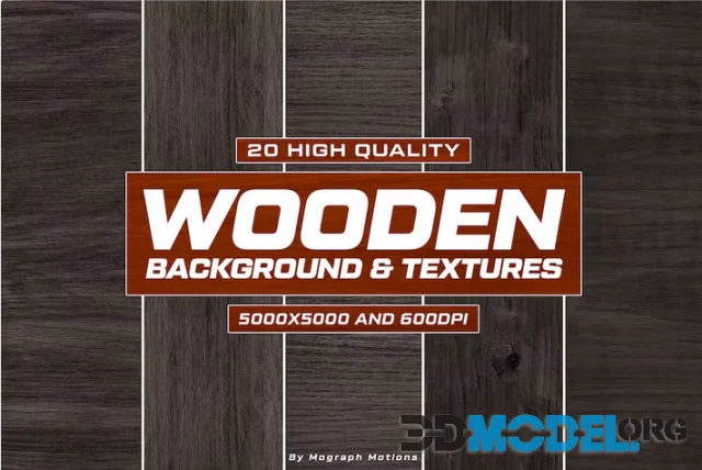 20 Wooden Background Textures