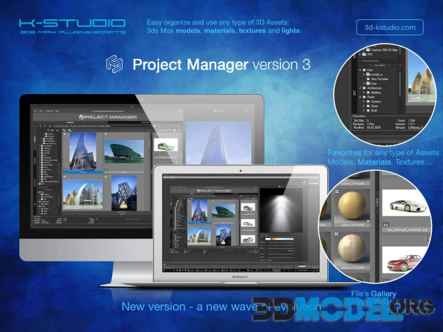Project Manager for 3ds Max