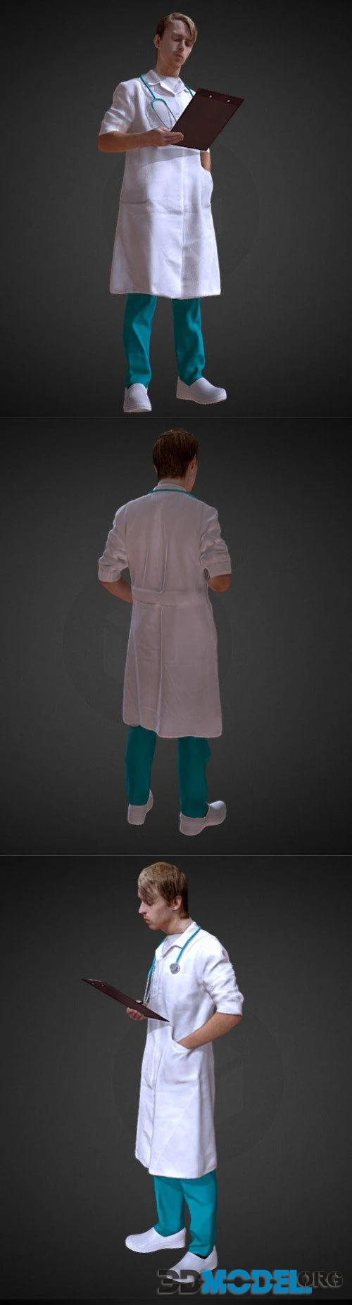 3D Scan Man Doctor 022 (PBR)