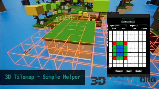 3D Tilemap - Simple Helper