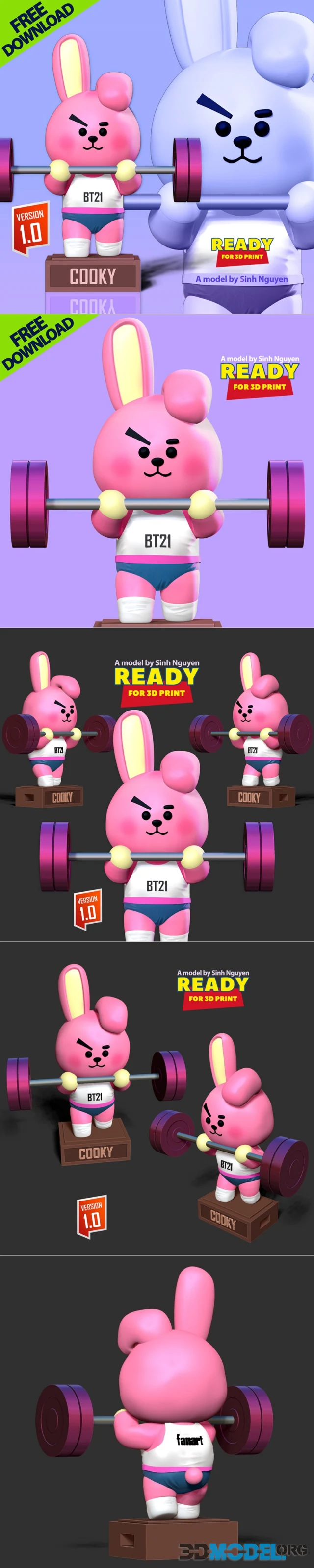 Cooky BT21 - Fanart – Printable