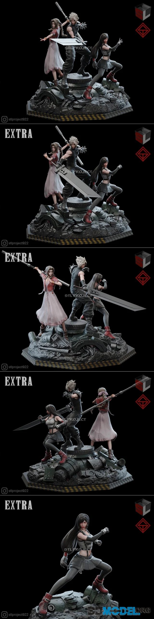 FInal Fantasy 7 Diorama – Printable
