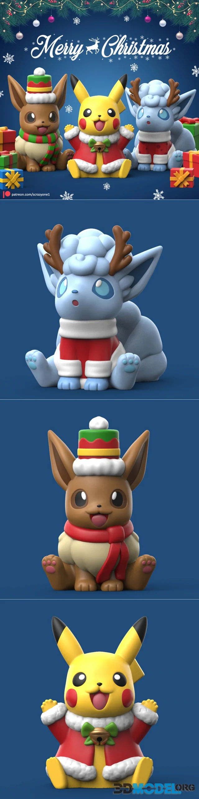 Pokemon - Christmas Pokemon Set – Printable