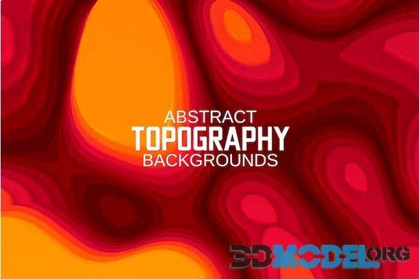 2D Graphics – Abstract Topography Backgrounds