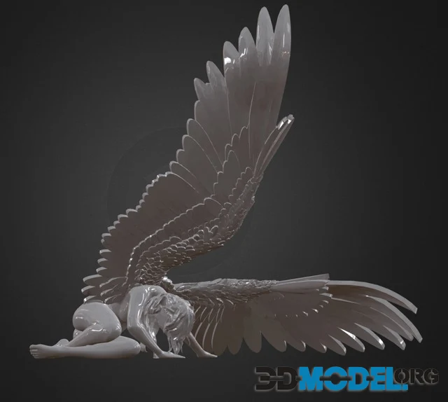 Angel caido (3D-printing)