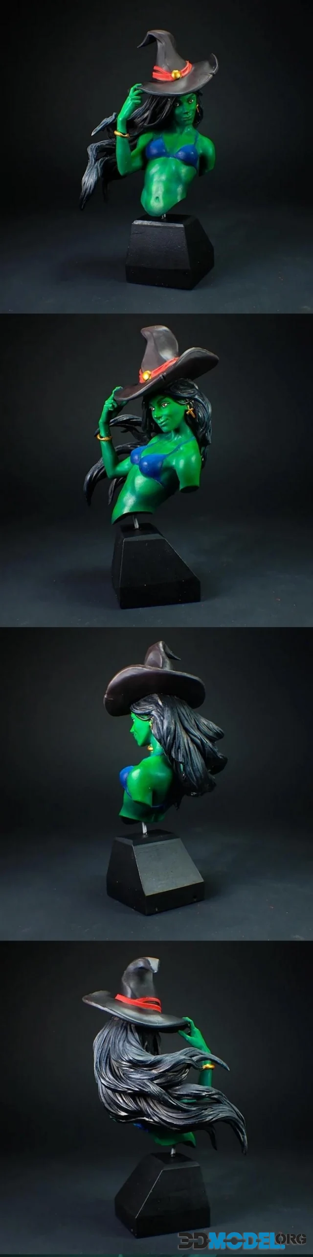 Anita the Young Witch Bust (3D-printing)