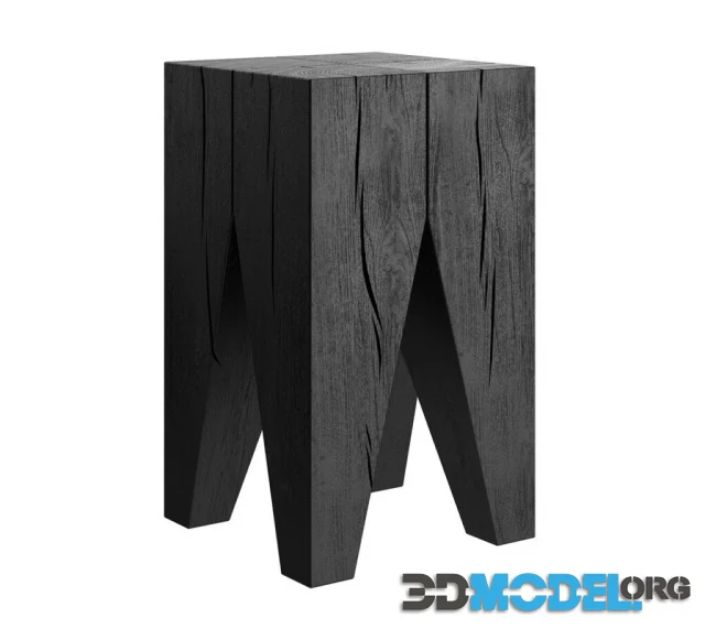 Backenzahn Black Oak Side Table by e15