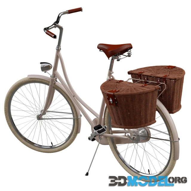 Bicycle for a Lady in two versions Hi-Poly