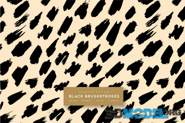 Black Brushstrokes