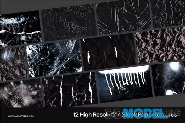 Black Paper Texture